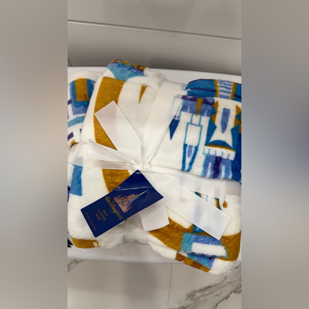 Disney World 50th Anniversary Throw Blanket